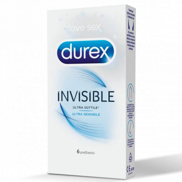 Preservativi ultrasottili invisible 6 PZ