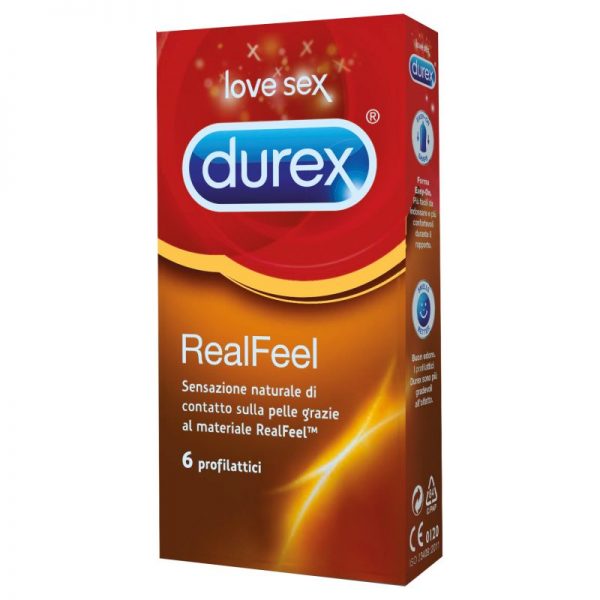 Profilattici durex real feel