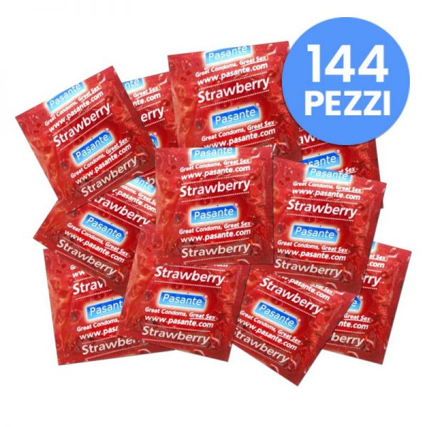 Profilattici Pasante Strawberry