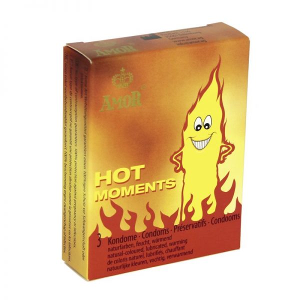 Profilattici Hot Moments 3 pz