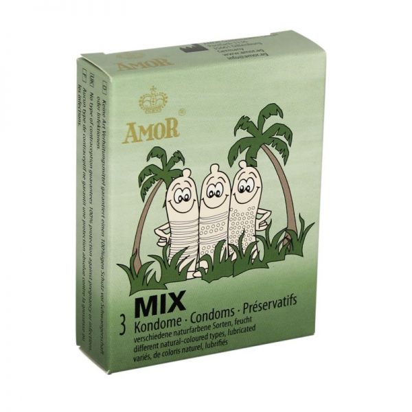 Profilattici stimolanti mix 3 pz