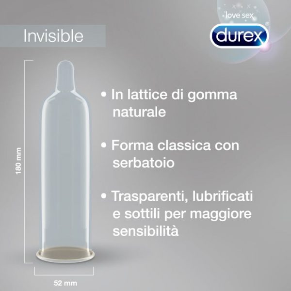 Preservativi ultrasottili invisible 12 PZ - immagine 2