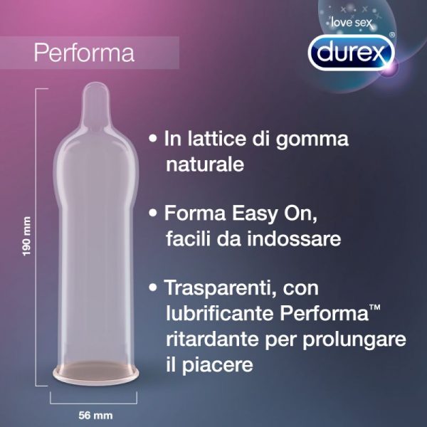 Profilattici durex retard 12 pz - immagine 2