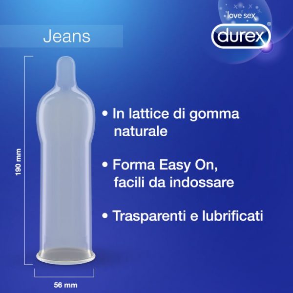 Profilattici durex jeans 12 pz - immagine 2