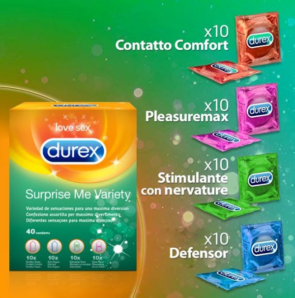 Preservativi Durex Surprise Me - immagine 2