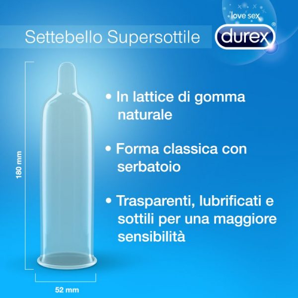 Preservativi settebello supersottili - immagine 2