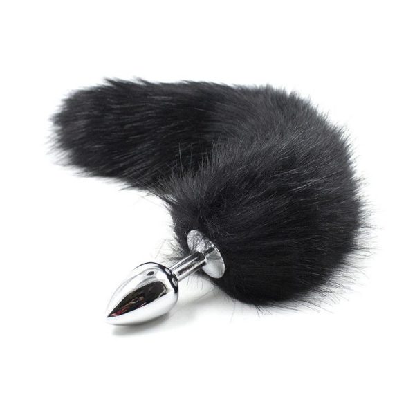 Plug Fox Tail black - immagine 2