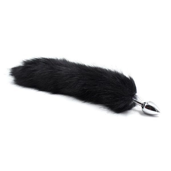 Plug Fox Tail black - immagine 3