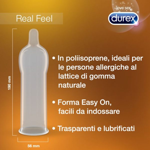 Profilattici durex real feel - immagine 2