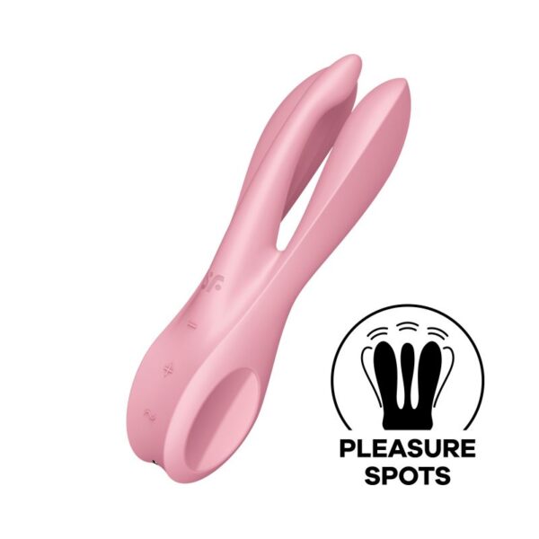 Vibratore threesome 1 pink