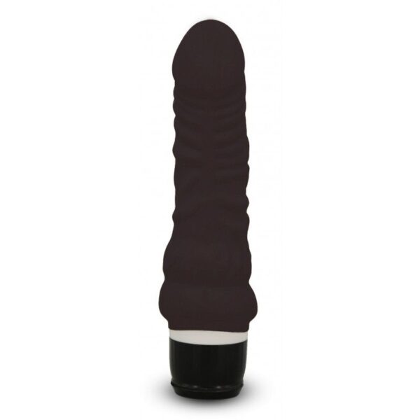 Vibratore realistico Silicone Mini Classic Nero 16 cm