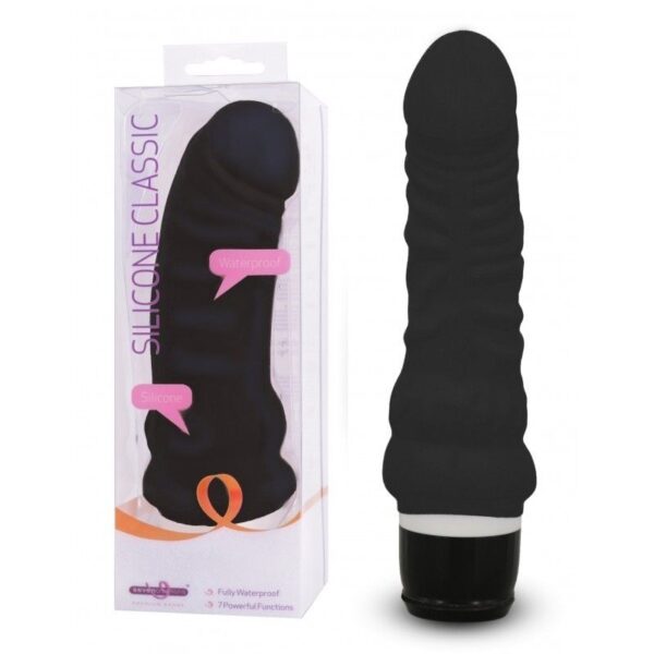 Vibratore realistico Silicone Mini Classic Nero 16 cm - immagine 2