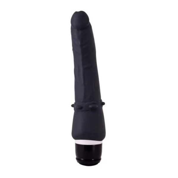 Vibratore realistico Silicone Classic Plus Nero 20CM