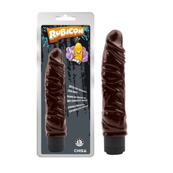 Dildo Vibrante Rude Him Brown