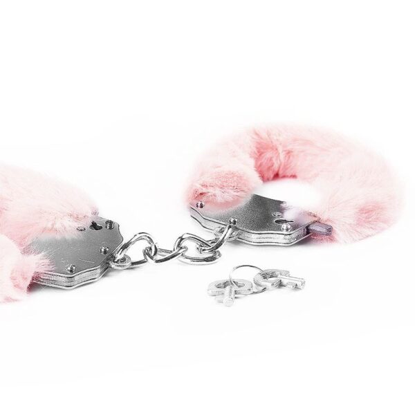 Fetish Pleasure Fluffy Handcuffs Pink - immagine 2