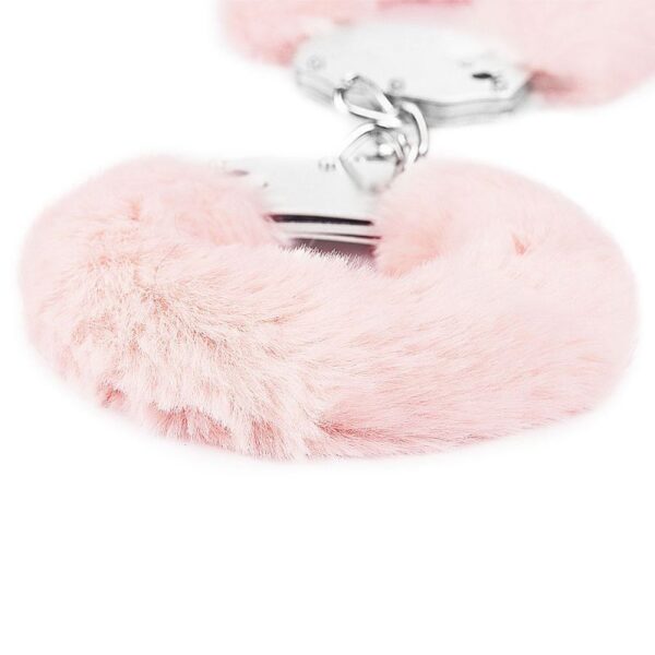 Fetish Pleasure Fluffy Handcuffs Pink - immagine 3