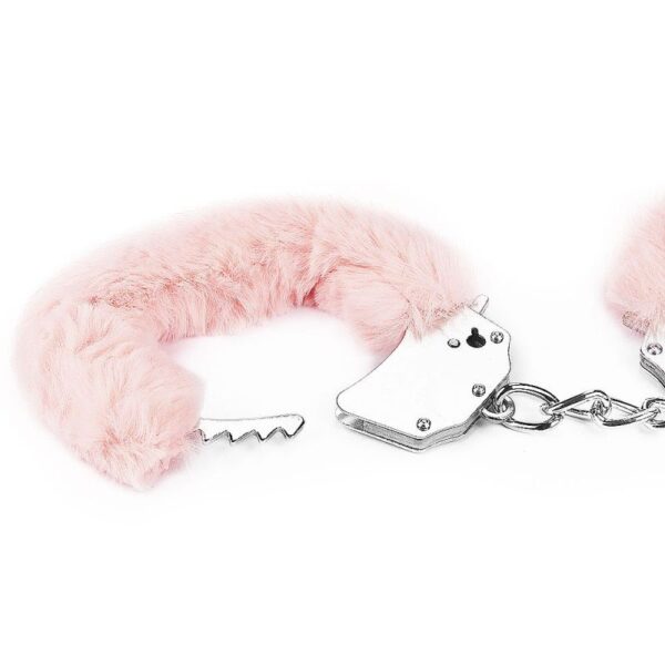 Fetish Pleasure Fluffy Handcuffs Pink - immagine 4