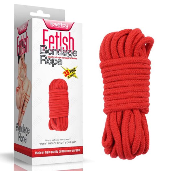 Corda Bondage Red 10 mt