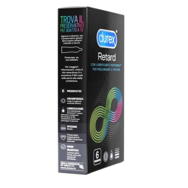 Profilattici durex retard 6 pz - immagine 4