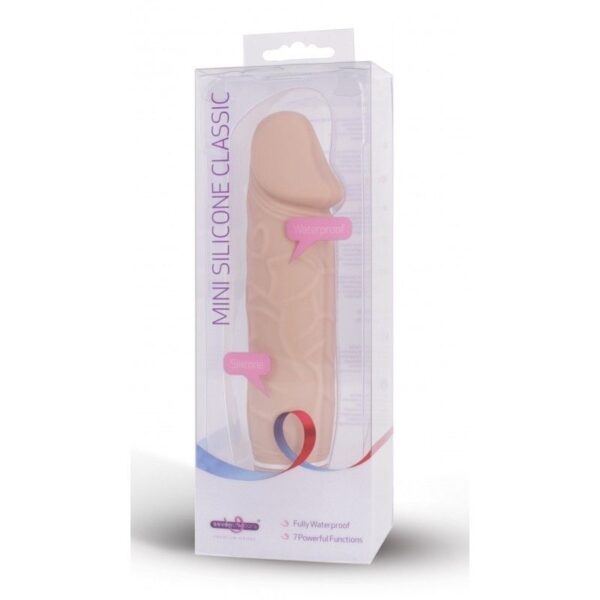 Mini Vibratore realistico Silicone Classic Rosa 15 cm - immagine 2